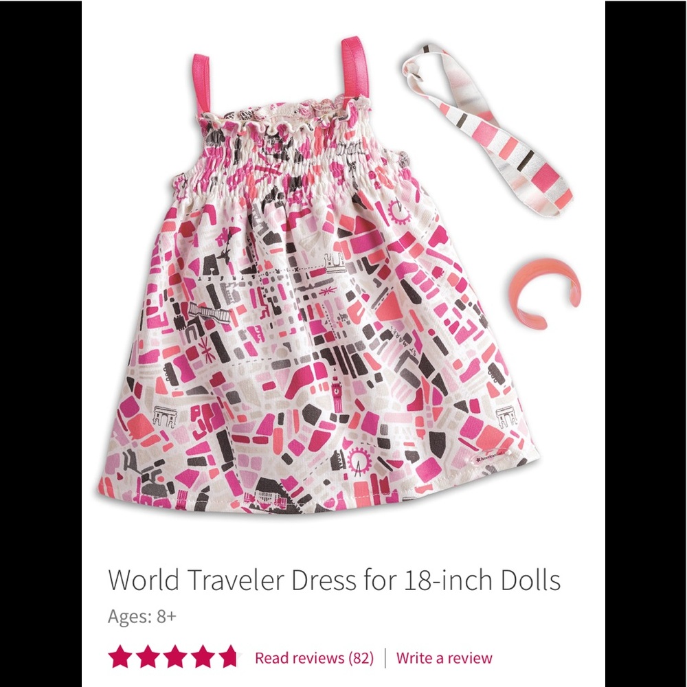 American Girl World Traveler Dress